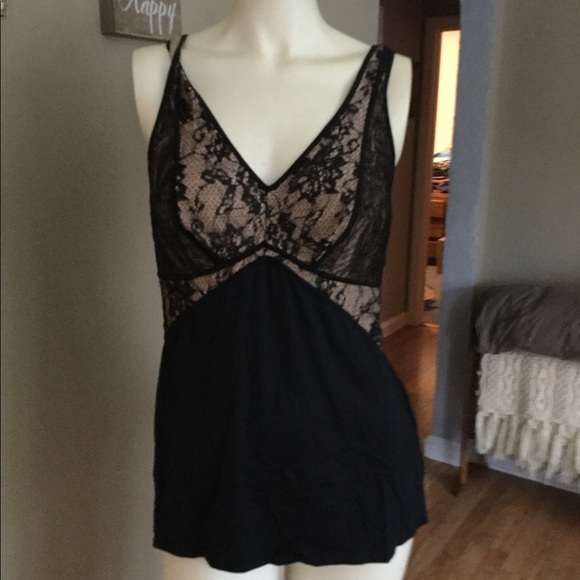 Soma Other - Soma EUC Black Lacy Sleep Top